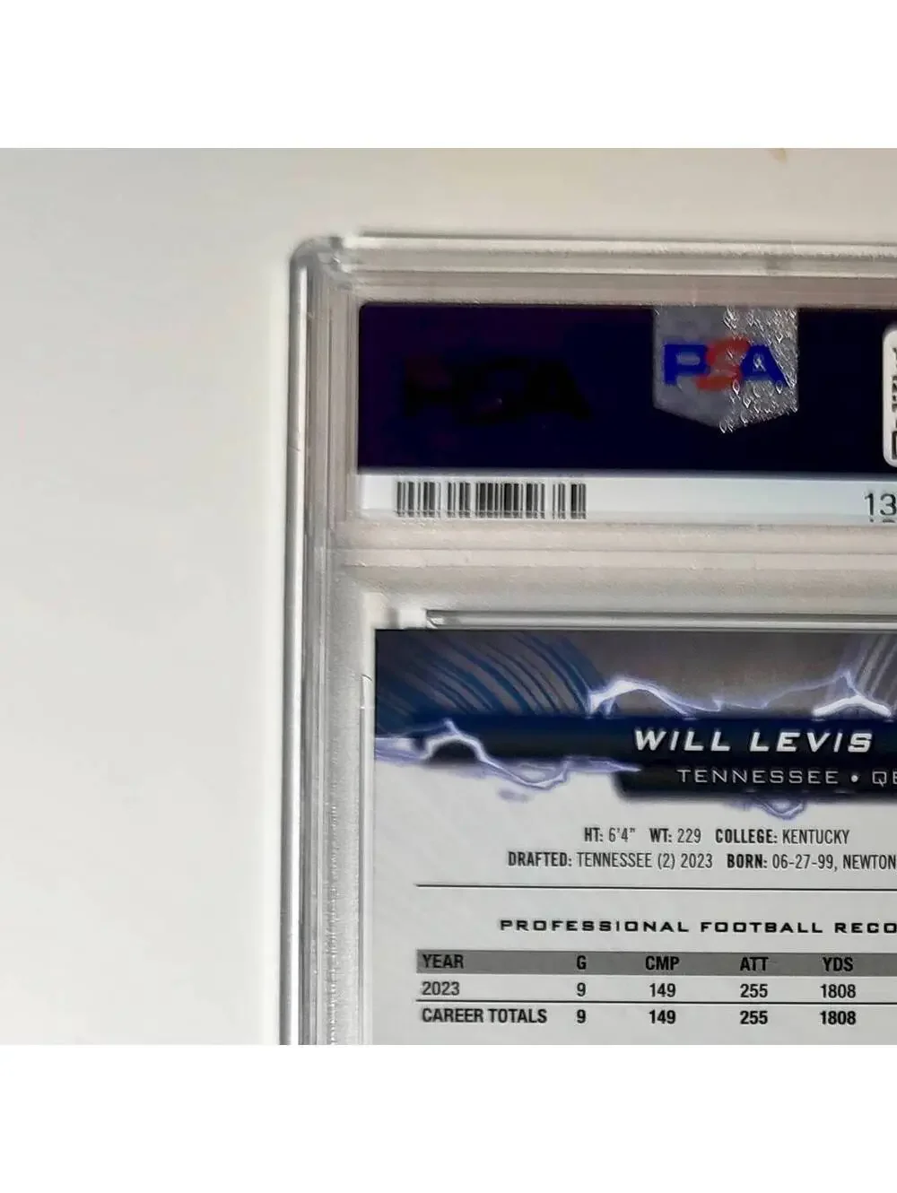 Will Levis 2023 Topps Resurgence Rookie #100 Surge 153/249 PSA 9 Mint